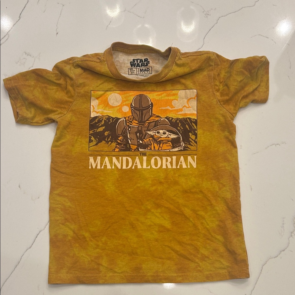 Star Wars Kids The Mandalorian Graphic Tee - Yellow